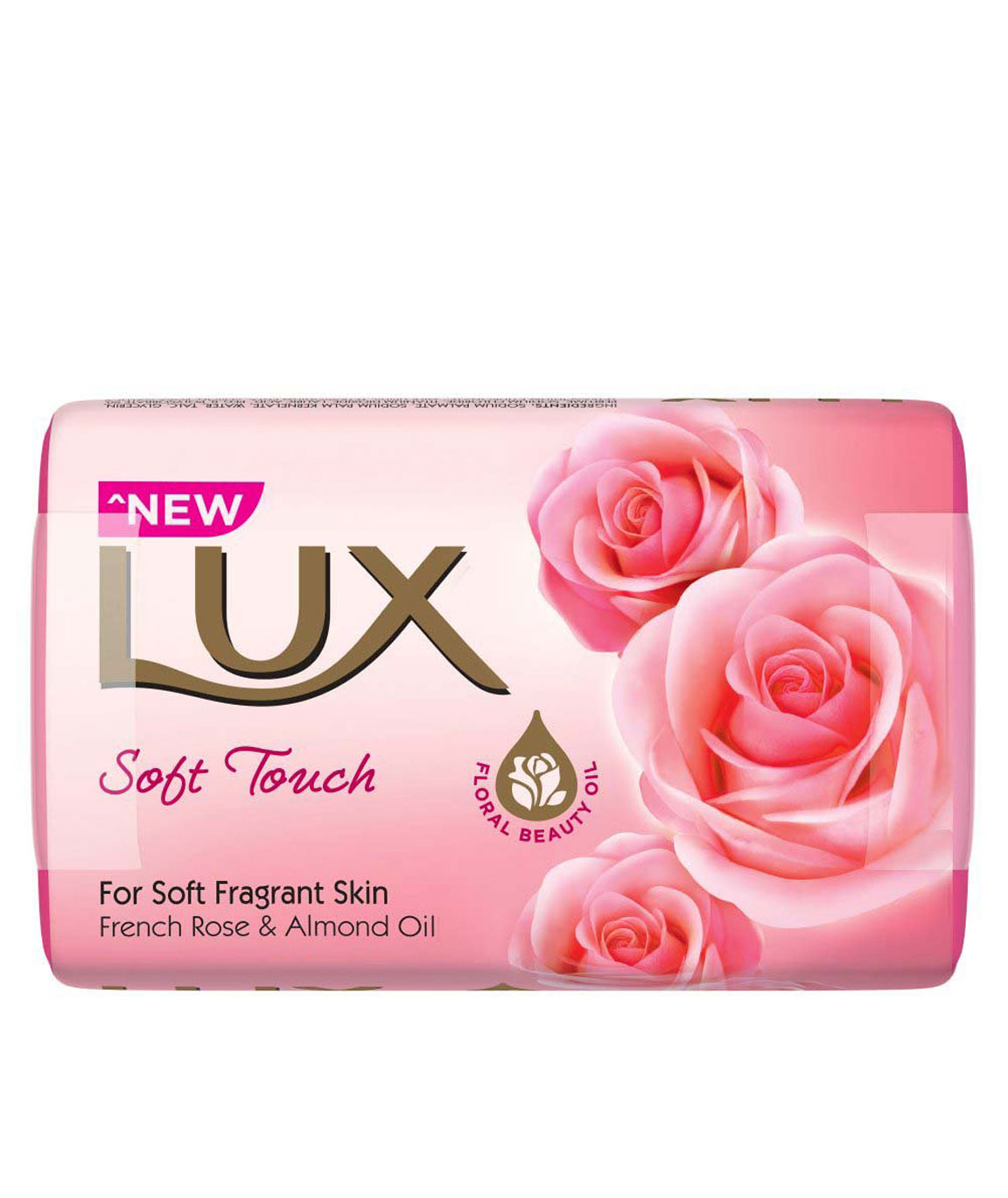 Lux Soft Touch French rose and almond oil, 150gm (Pack of 3, Save Rupees 6)