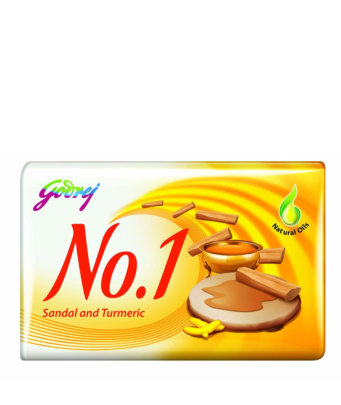 Godrej No 1 Sandal & Turmeric (4x100gm) (Pack of 2)