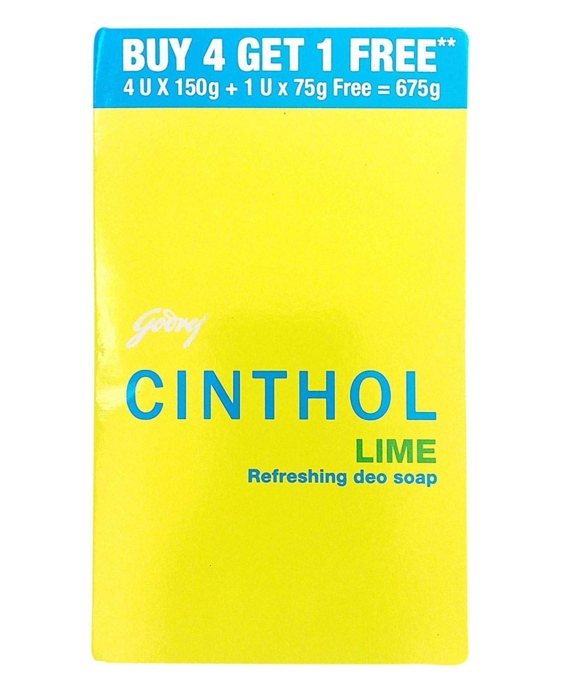 Cinthol Refreshing Deo Soap, Lime, 675 gm