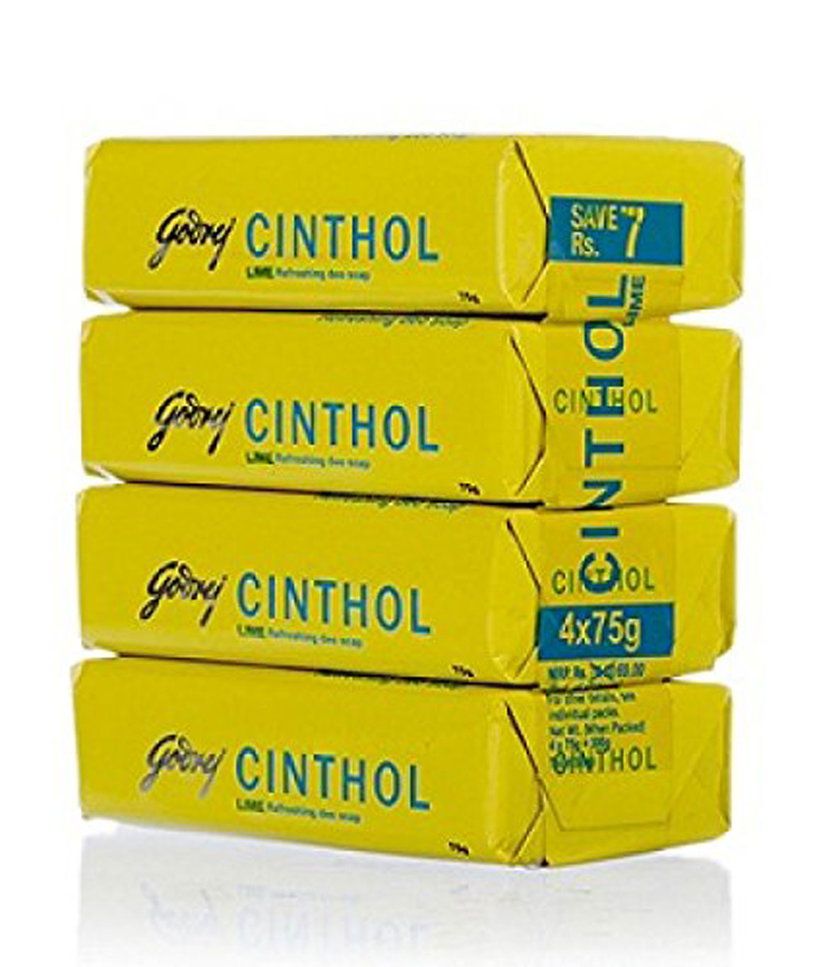 Cinthol Lime Refreshing Deo Soap (4x75gm)-Pack of 2