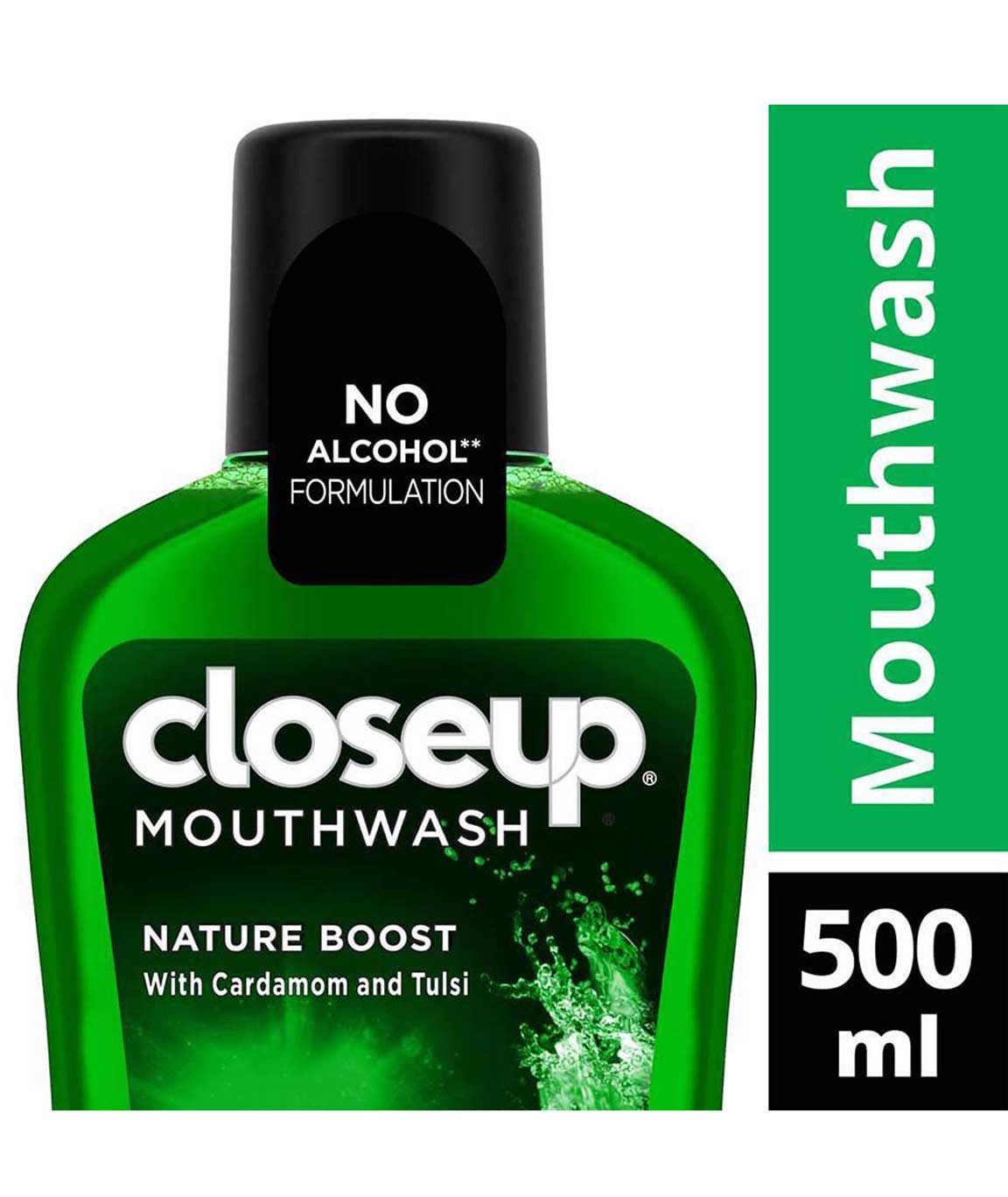 Closeup Nature Boost Mouthwash - 500 ml