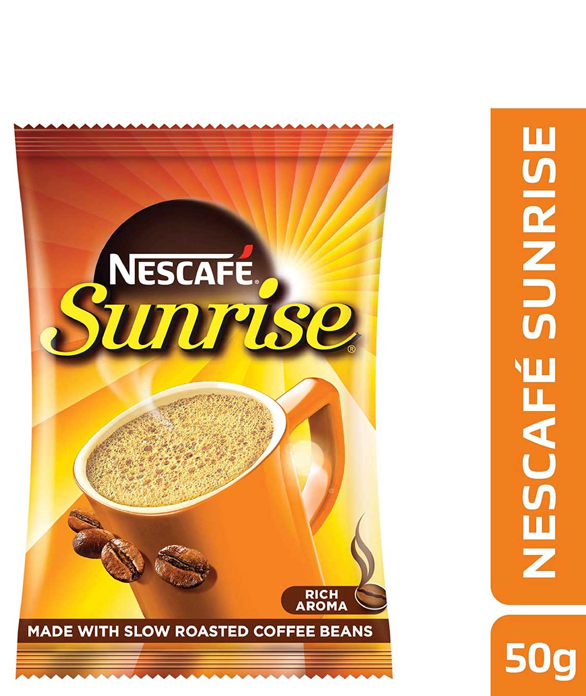 NESCAFE SUNRISE, Instant Coffee-Chicory Mix, 50g pouch