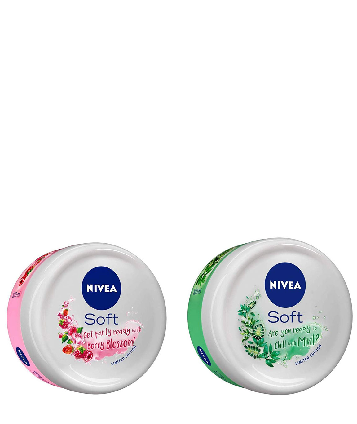 NIVEA Soft Light Moisturizer Cream, with Vitamin E & Jojoba Oil for Face,  Hands and Body, 100 ml