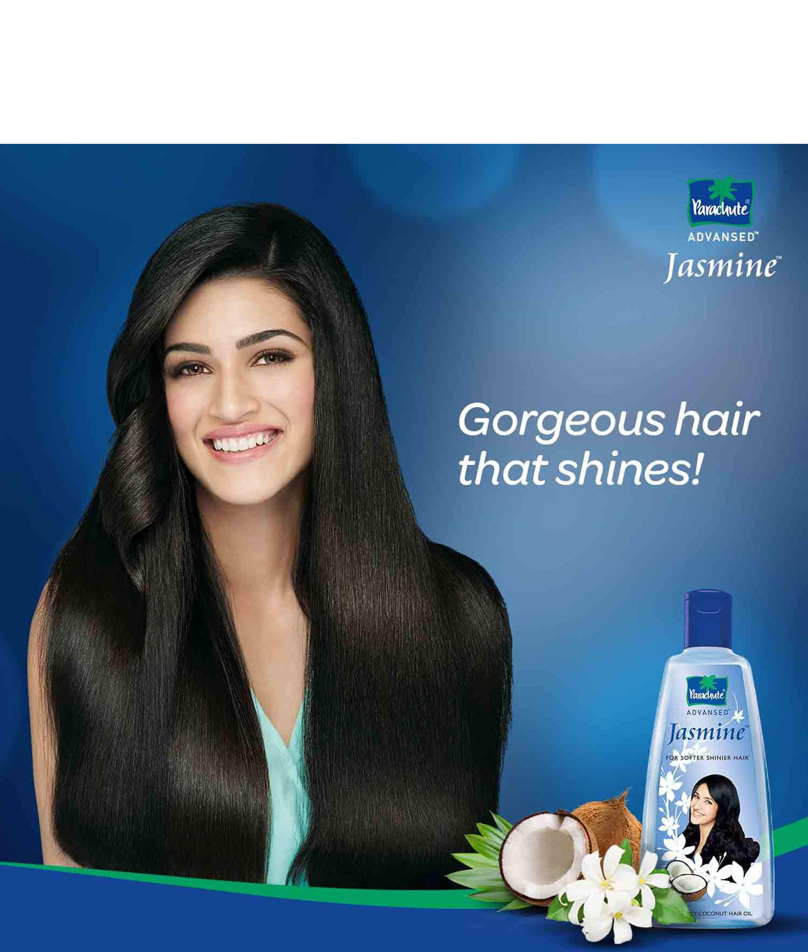 Parachute Advansed Jasmine Coconut Hair Oil, 400 ml with Free 90 ml pack