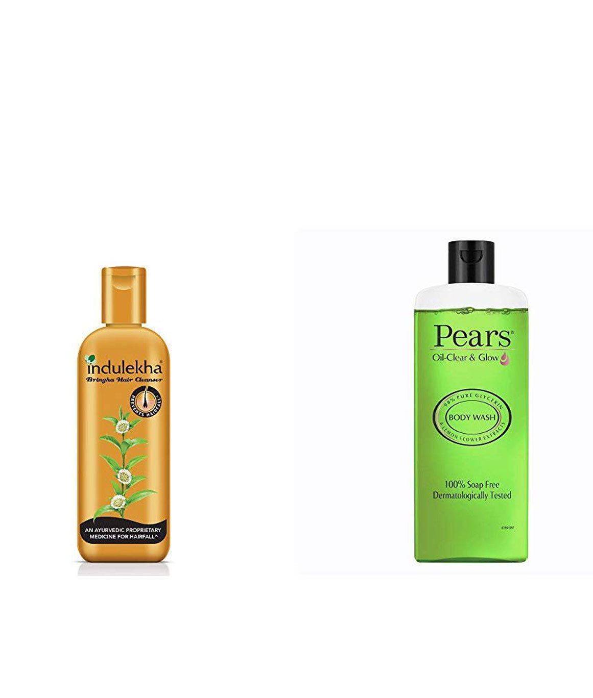 Bringha Anti Hair Shampoo, 200ml & Oil Clear Glow Shower Gel, 250ml