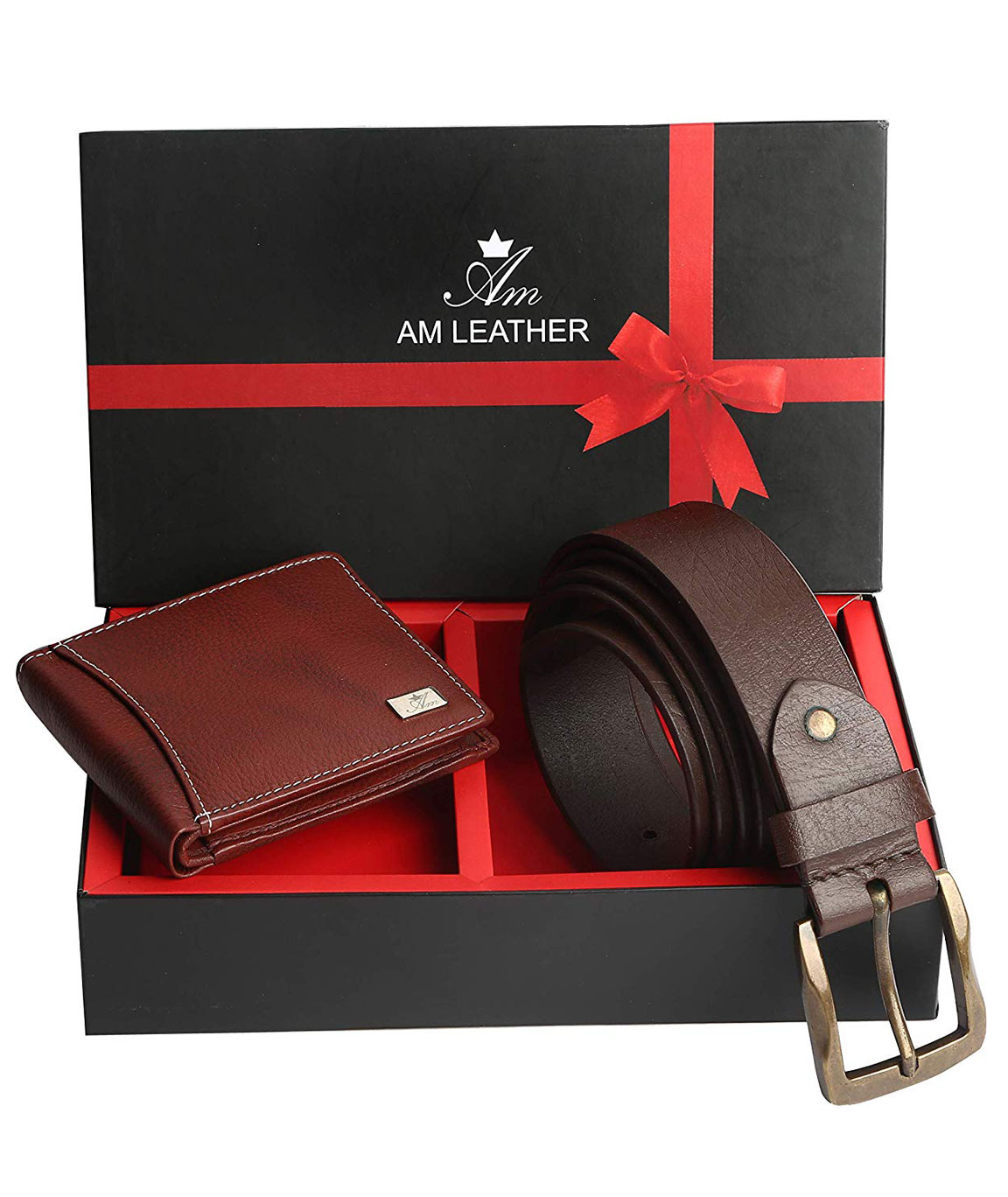 Send Posh Wallet Belt Combo Gift Online, Rs.900 | FlowerAura