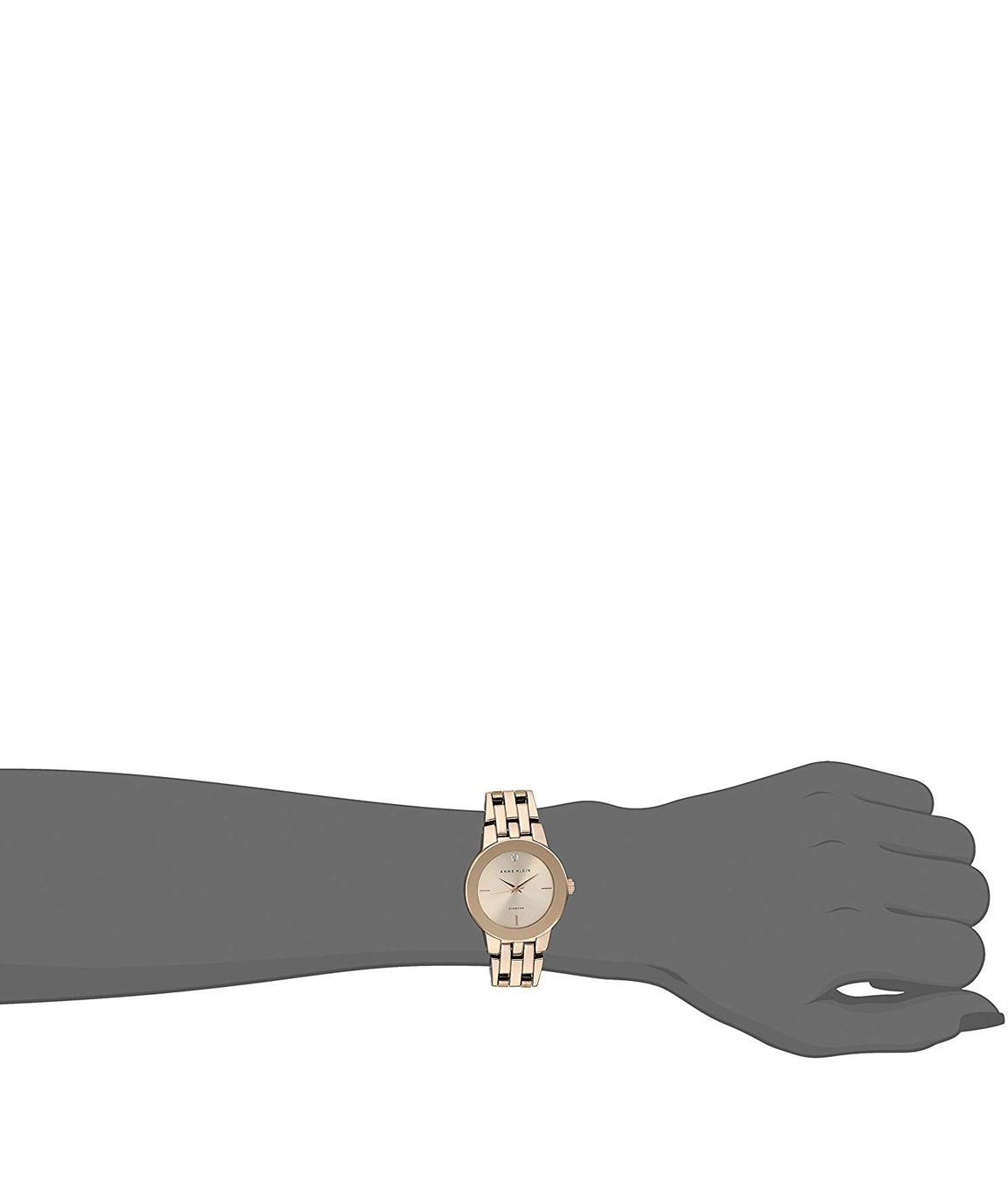 Anne Klein Womens Genuine Diamond Dial Bracelet Watch AK1363SVRT  Shopee  Philippines