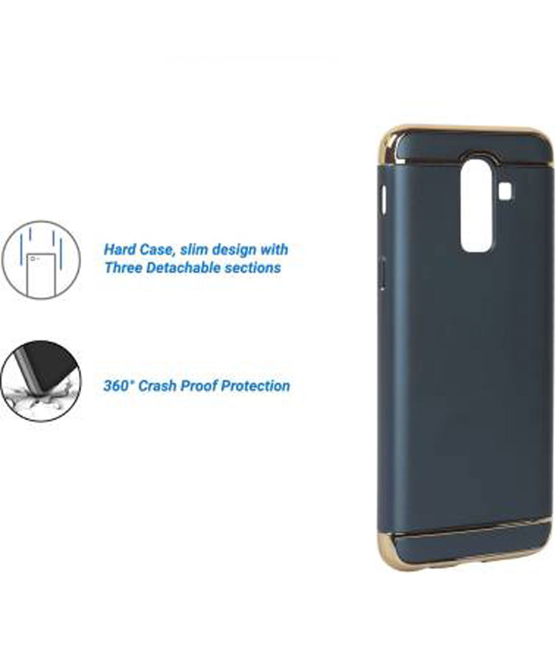 Samsung j8 on sale back cover