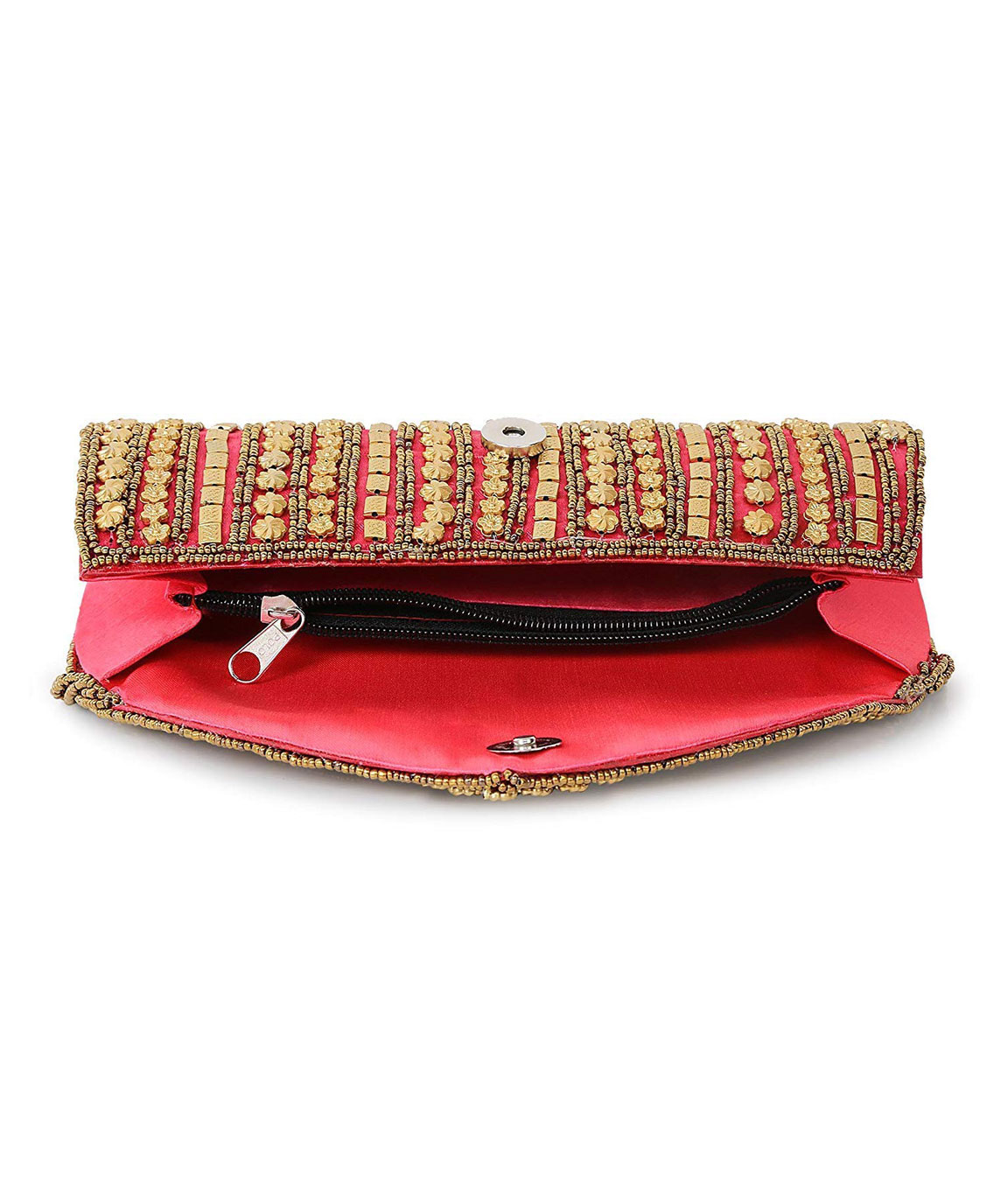 Buy PURSEO Party, Women's/Girls Casual Red Clutch Bag Purse Handbag Wedding  Bridal Gathering Functions (red) Online at Best Prices in India - JioMart.