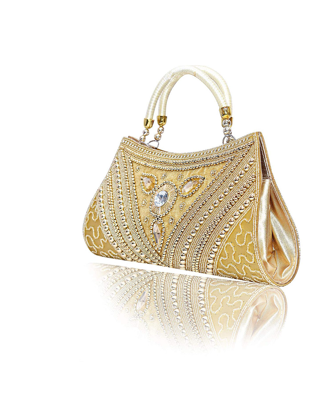 Golden Wedding,Party Party Wear Purse at Rs 400/piece in Ghaziabad | ID:  13405754233