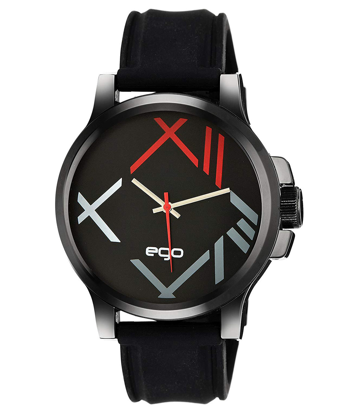 Ego by Maxima Analog Black Dial Men s Watch E 01174PAGB