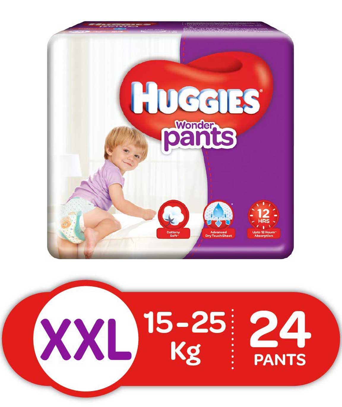 Huggies Wonder Dry Pants - XXL (22 pieces) - ( Pack of 2 ) - XXL - Buy 44 Huggies  Pant Diapers | Flipkart.com