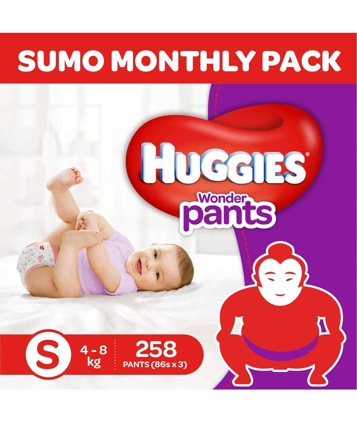 Up To 12 Hours Huggies Wonder Pants Diaper, Size: Small, Packaging Size: 60  at Rs 480/pack in Mumbai