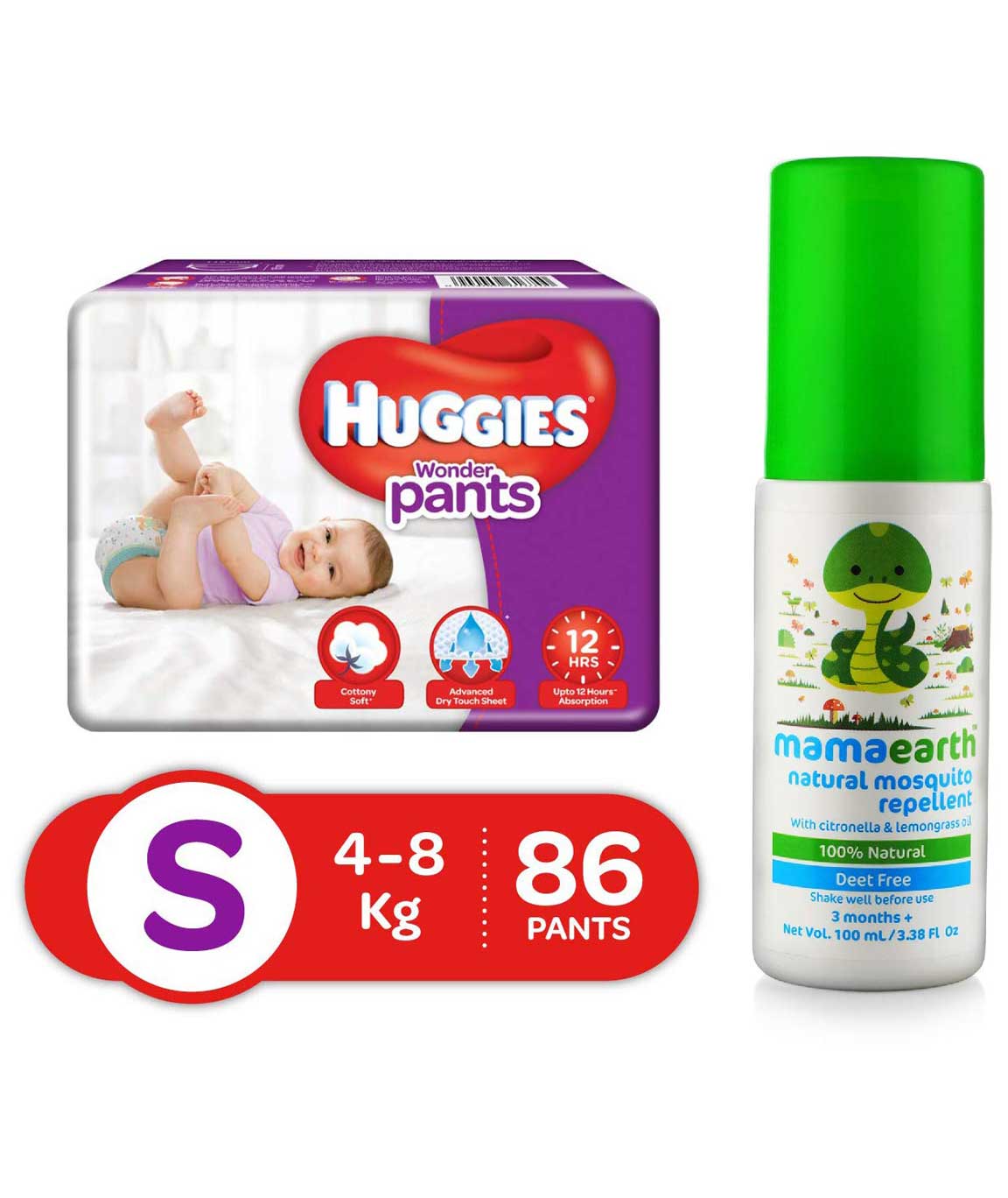 huggies wonder pants small size diapers 86 count mamaearth natural insect repellent for babies 100 ml ww