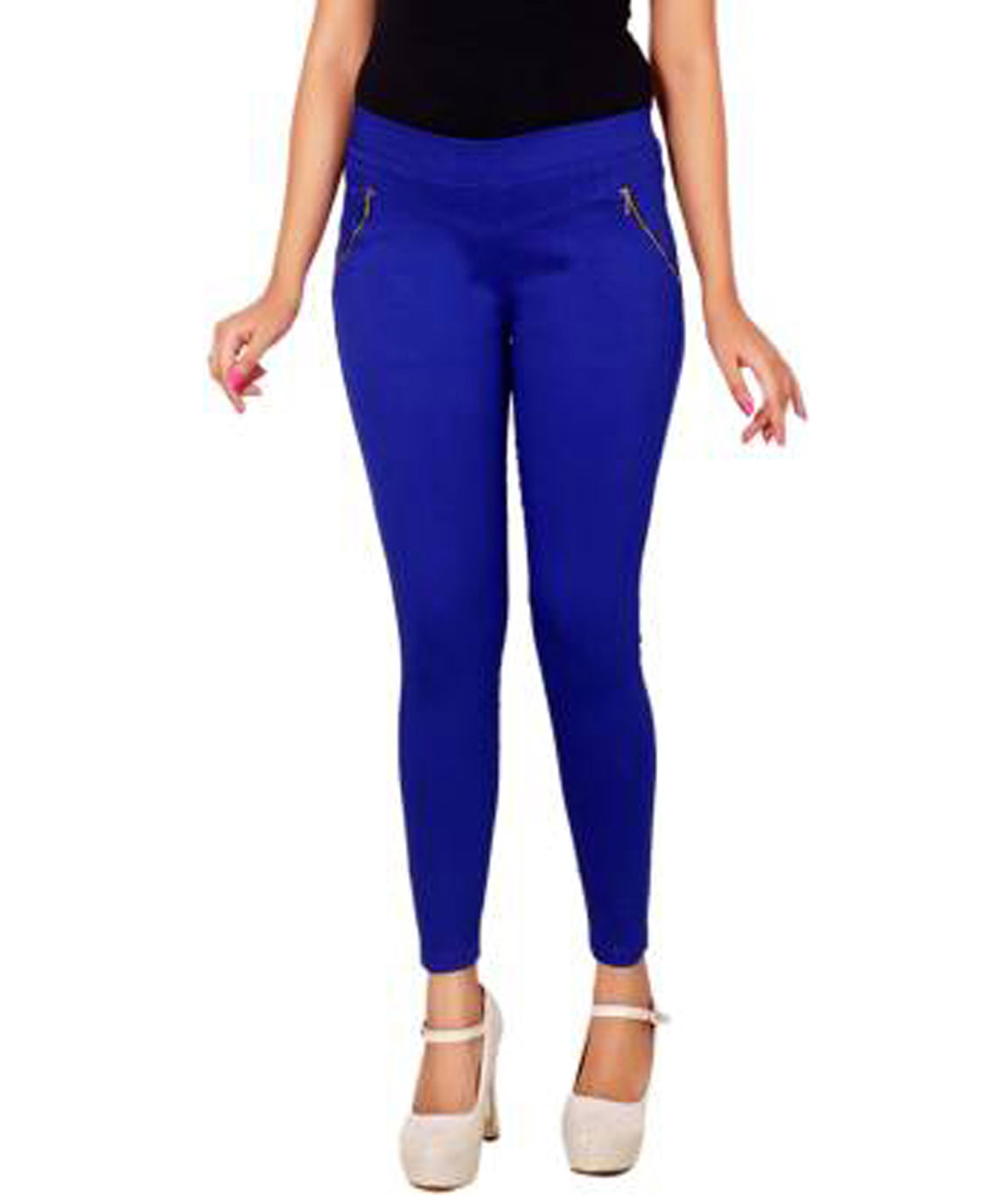 Royal blue outlet jeggings