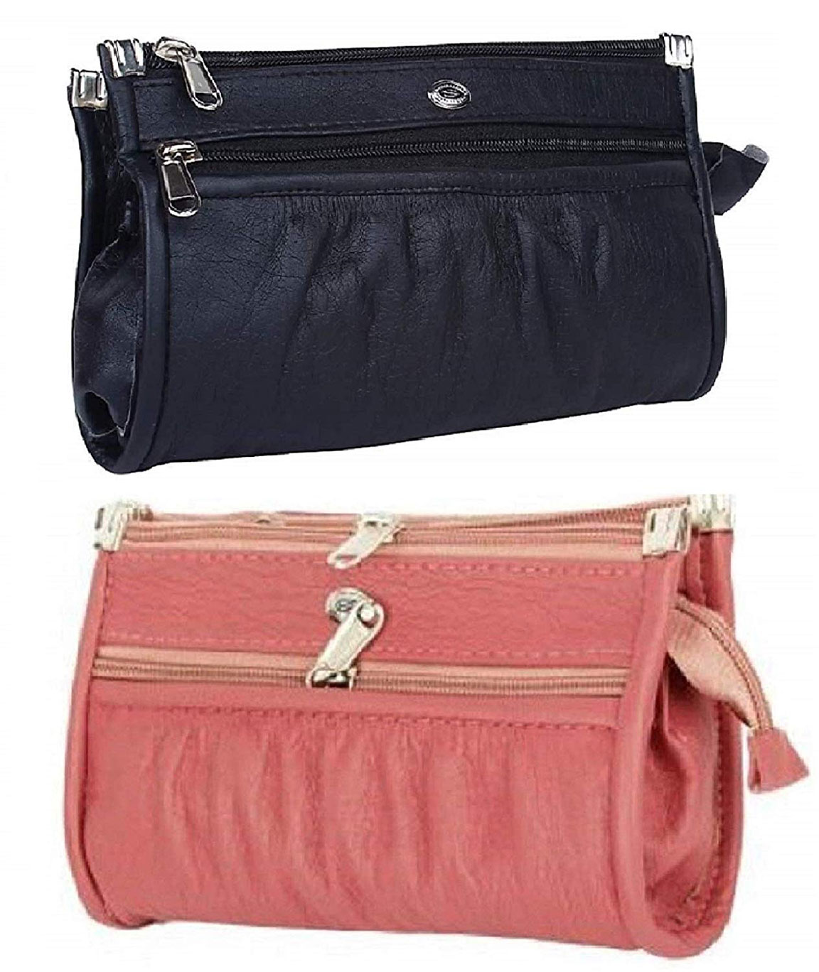 Kavi`s Quality PU Leather Women`s and Girls Wallet Clutch Purse Handbag  Combo 2