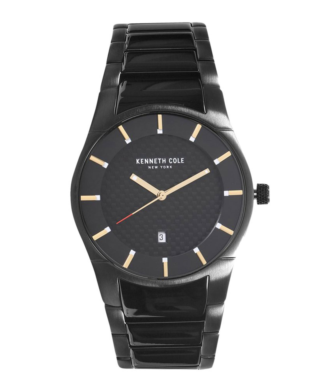 Kenneth Cole Silver round analog blue dial mens watch at Rs 9195 in Varanasi