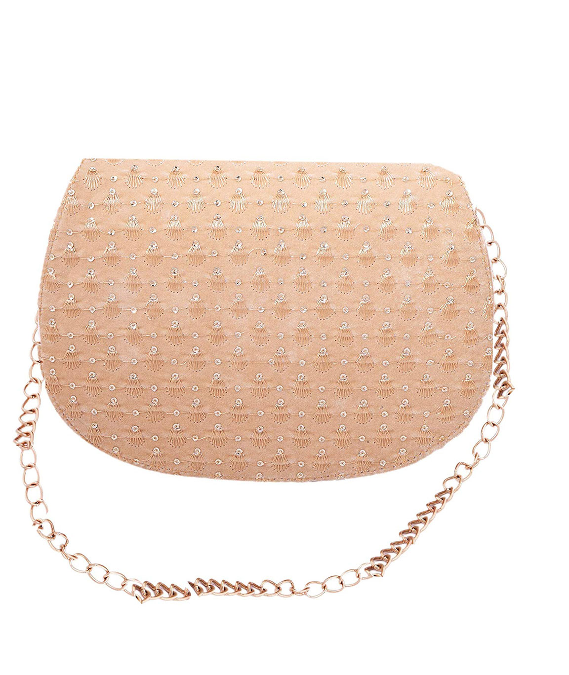 Buy KRYSTAL Women's Style Side Purse for Girls, Handbag Shoulder Belt  Golden Chrome Chain for Hand Carrying Dumpling bag (11 x 6.5 x 2.5 Inches)  White colour at Amazon.in