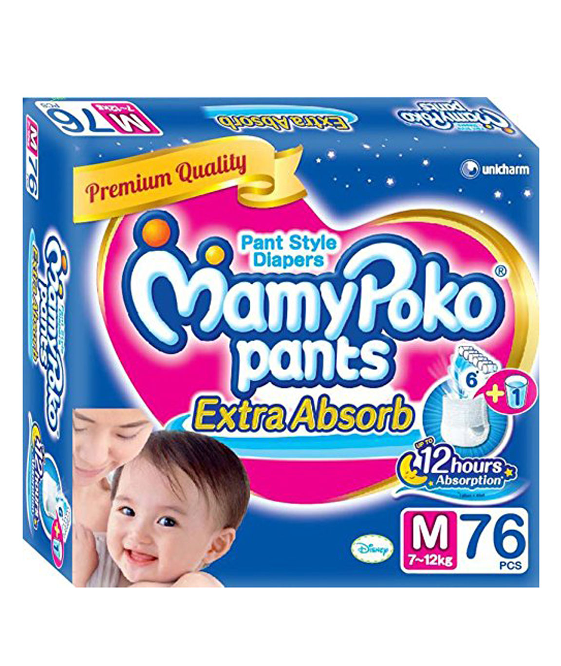 Buy MamyPoko Baby Diapers New Born 76 pc Pack of 2 Online at Best Prices  in India  JioMart