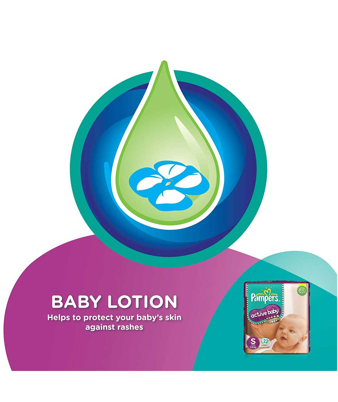 Pampers active baby hot sale small 46 count