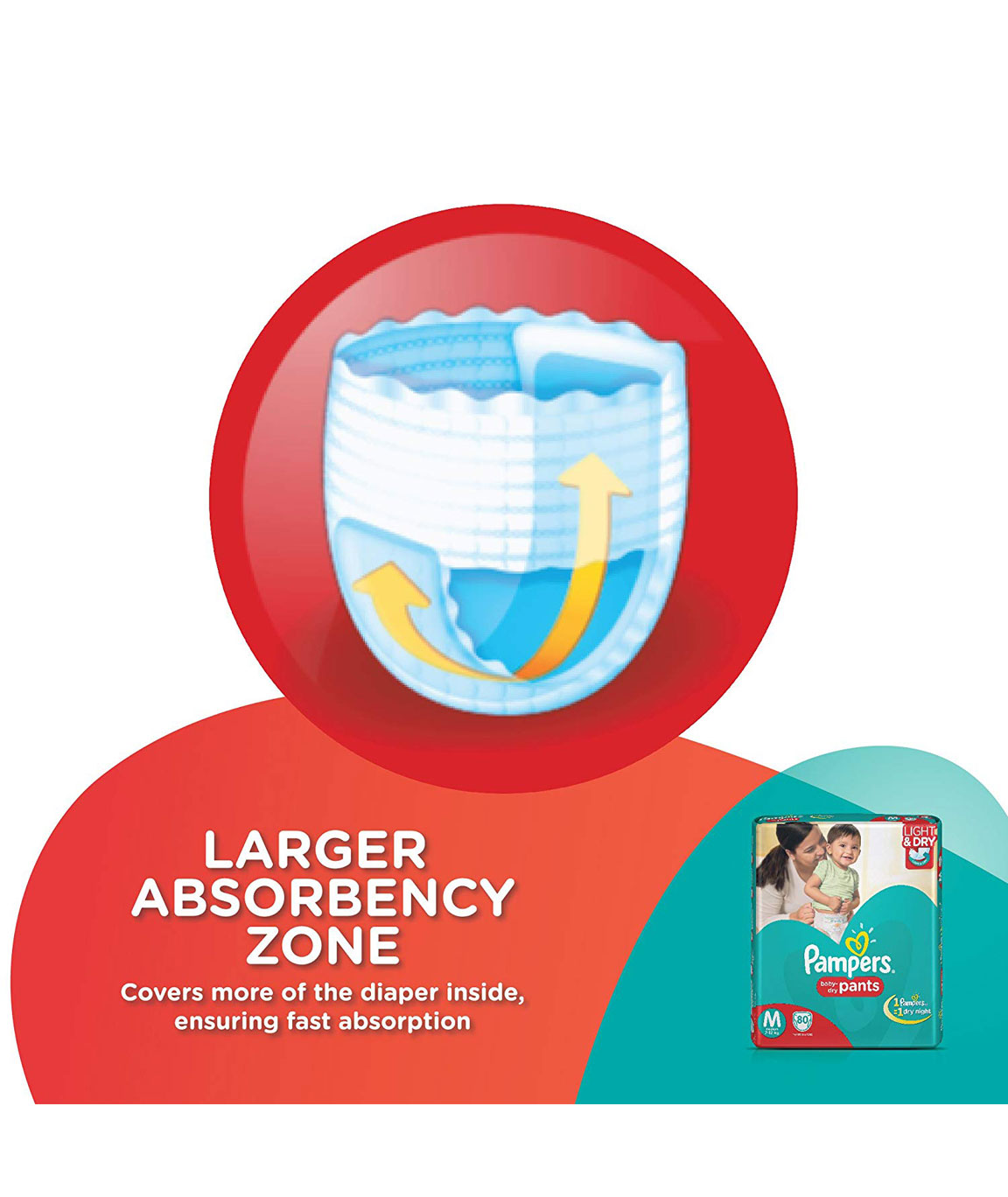 PAMPERS, Baby Dry Pants Diaper Small 40s | Watsons Philippines