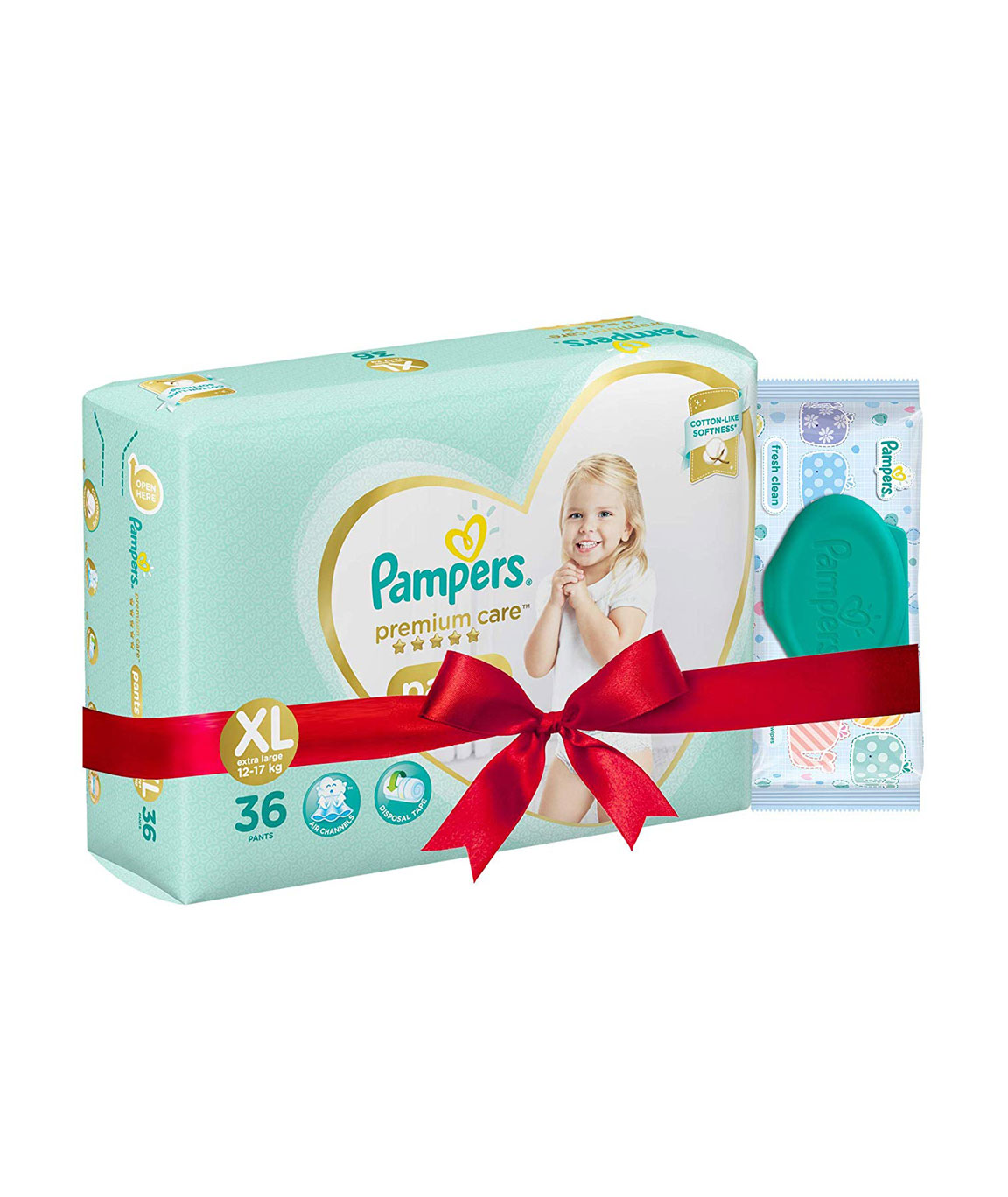 Diapers Pampers Premium Care XL 36 Pants - Softest Baby Diapers Extra Large  Size