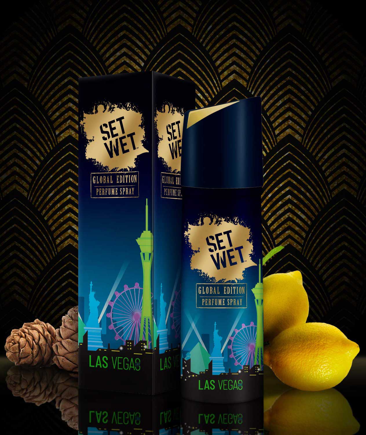 Set wet perfume discount blue