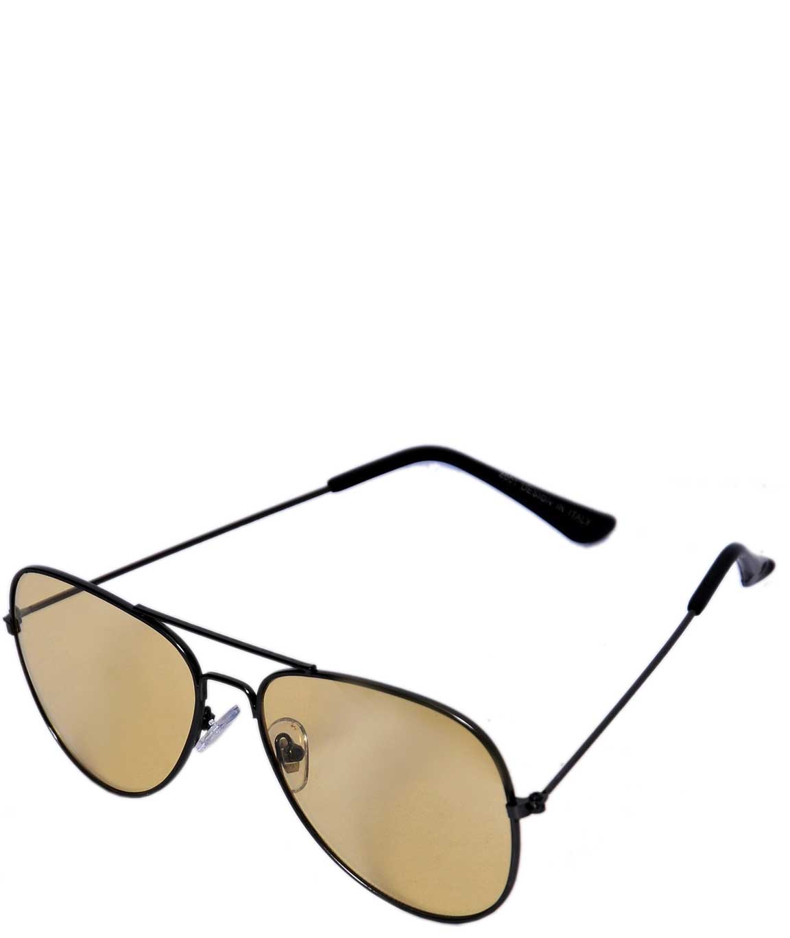 Boys Aviator Sunglasses Hollister Black/Yellow – Hang Ten Eyewear