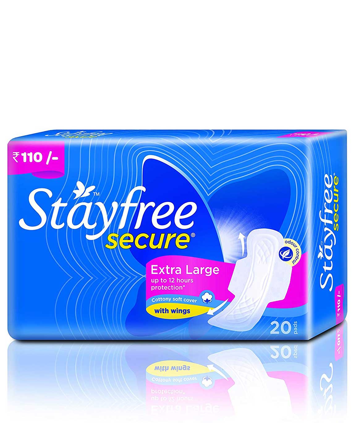 Stayfree Secure Cottony Soft Extra Large XL Sanitary Napkins Pad