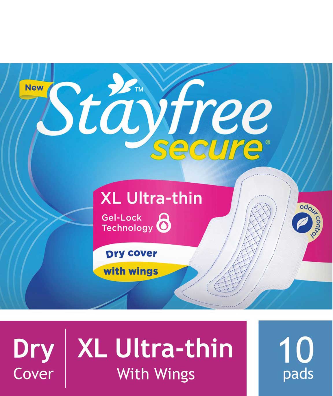 Buy Stayfree Secure XL Ultra Thin Sanitary Napkins with Wings