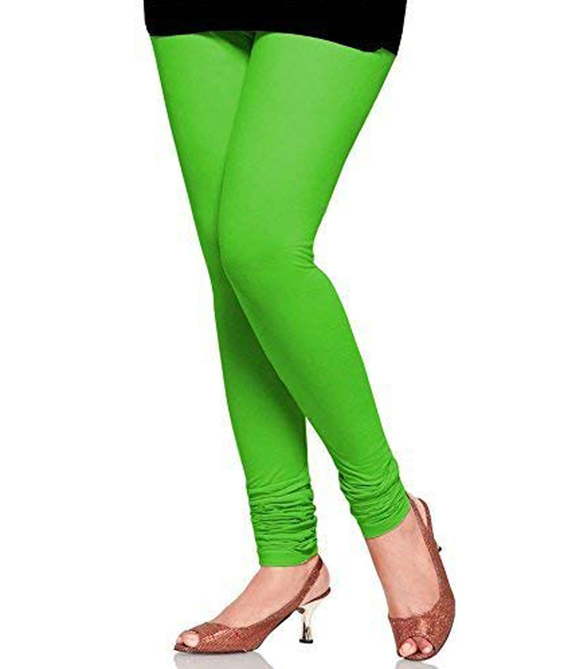 swag wear leggings churidar comfortable for girls stylish and soft leggings bright green b8
