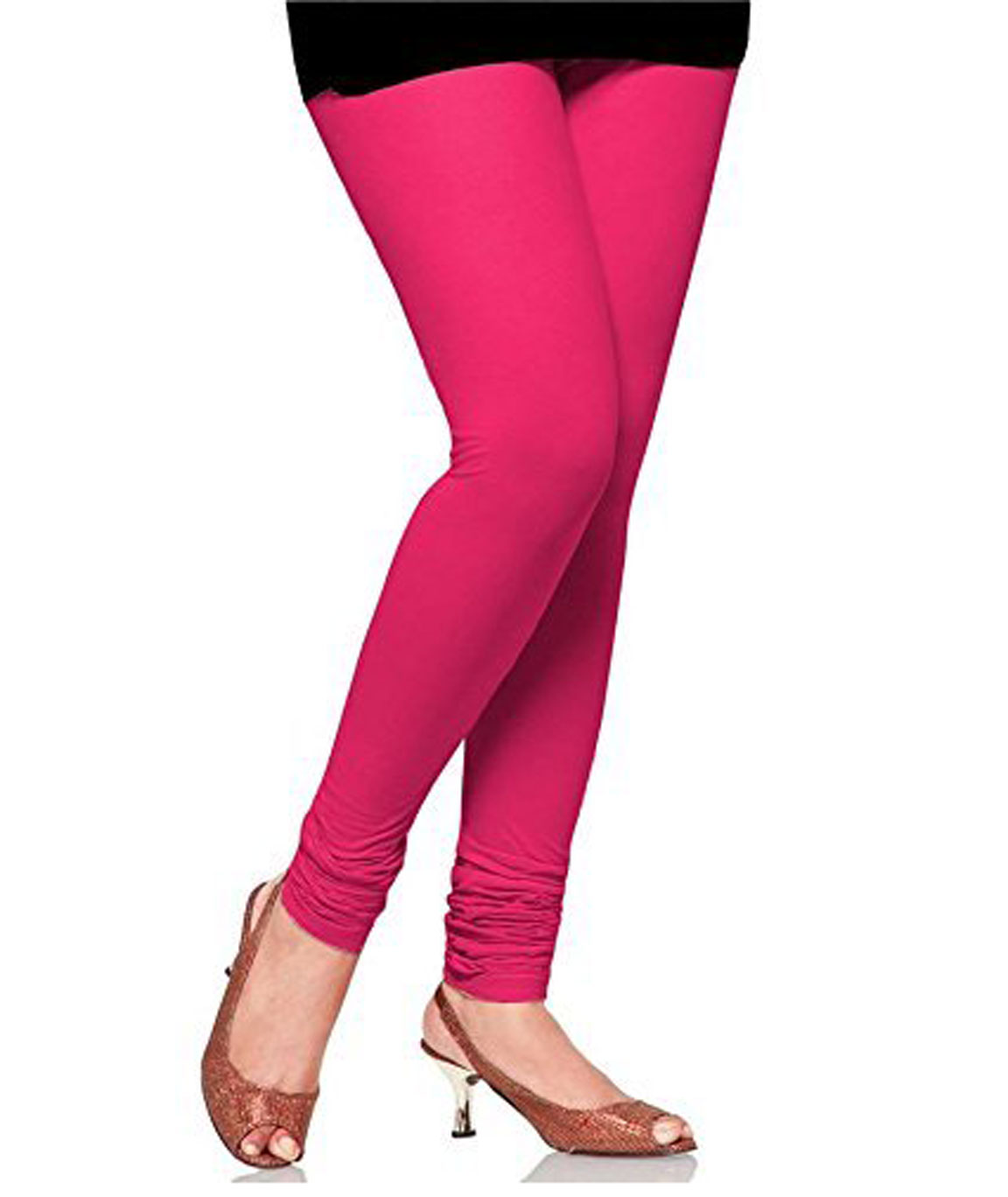 Amazon.com: Indian Women's Churidar Stretchable Shining Leggings India  Clothing Yoga Pant Pink : Clothing, Shoes & Jewelry