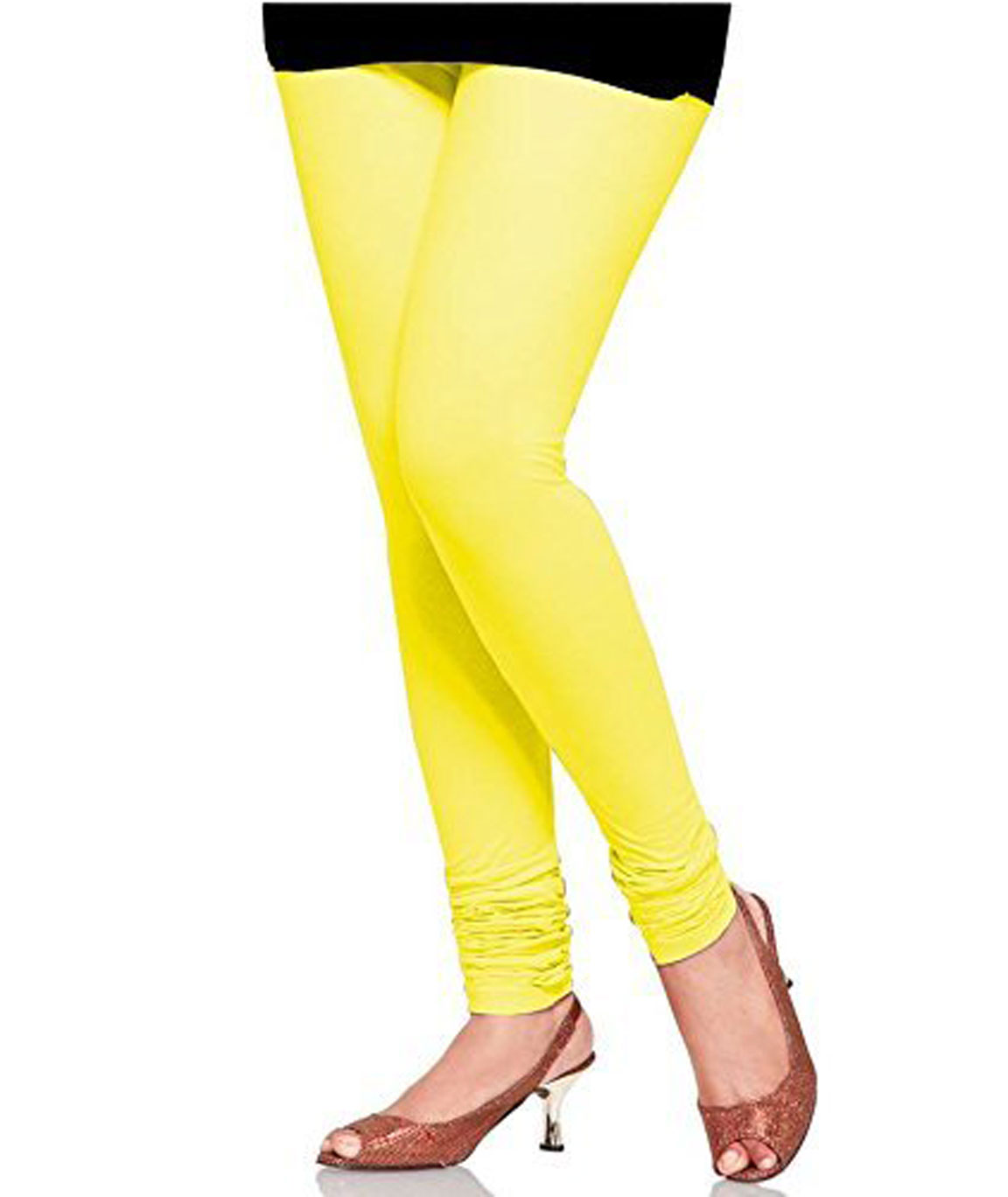 Buy GO Colors Girls Three Fourth Legging GLC Lime Color Online - Lulu  Hypermarket India