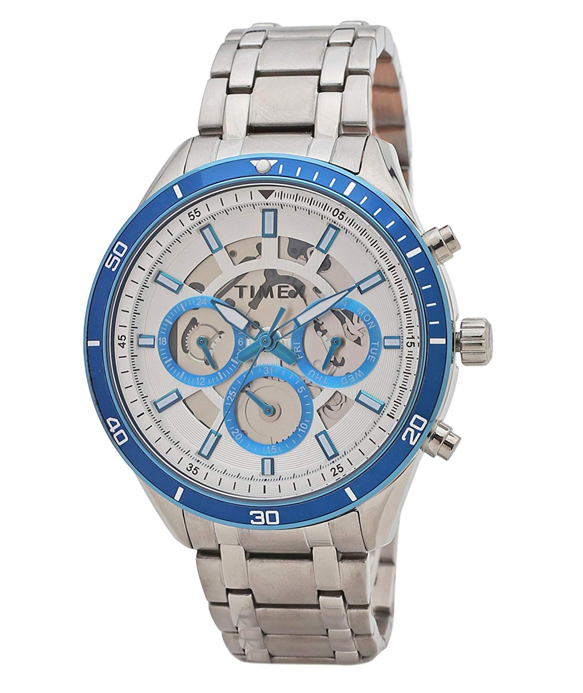 Timex analog blue dial hotsell men's watch