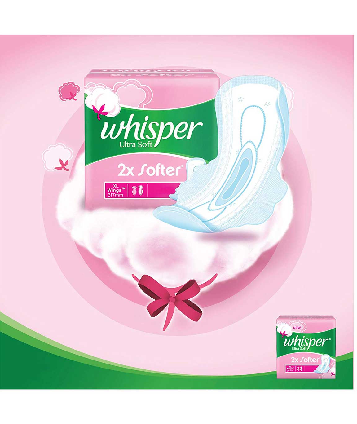 Buy Whisper Ultra Soft XL Plus Sanitary Pads - 15 Count Online at